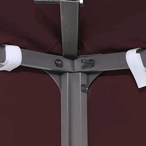 vidaXL Toldo de Cenador 2 Niveles 310 g/m² 3x3 m Burdeos Pabellón Patio Casa vidaXL Toldo de Cenador 2 Niveles 310 g/m² 3x3 m Burdeos Pabellón Patio Casa