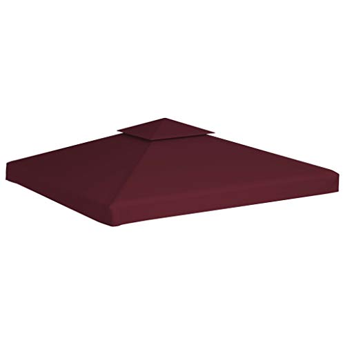 vidaXL Toldo de Cenador 2 Niveles 310 g/m² 3x3 m Burdeos Pabellón Patio Casa vidaXL Toldo de Cenador 2 Niveles 310 g/m² 3x3 m Burdeos Pabellón Patio Casa