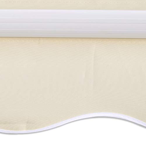 vidaXL Toldo de Repuesto para Jardín de Lona Crema 3x2,5 m Cubierta de Dosel vidaXL Toldo de Repuesto para Jardín de Lona Crema 3x2,5 m Cubierta de Dosel