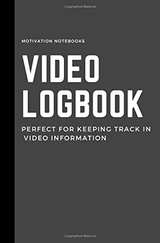 Video Logbook Custom Organized Pages; Perfect for YouTube, Subscriptions, Informational Videos: Organized Logbook for YouTube; Make it Easy to Organize, Catalog, and Store Information on Videos Video Logbook Custom Organized Pages; Perfect for YouTube, Subscriptions, Informational Videos: Organized Logbook for YouTube; Make it Easy to Organize, Catalog, and Store Information on Videos