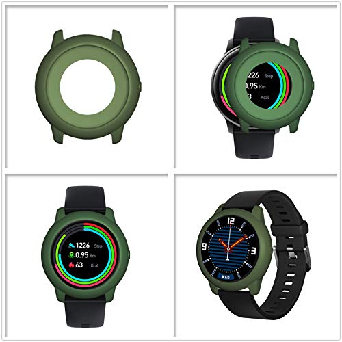 Viesky Correa deportiva de silicona para Imilab KW66 Correa Bumper Prot Watch Shell Case Cover Viesky Correa deportiva de silicona para Imilab KW66 Correa Bumper Prot Watch Shell Case Cover