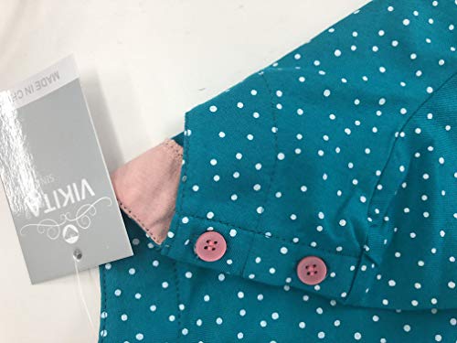 VIKITA Niñas Vestidos Algodón Animal Bordado Manga Larga Vestido para Niños JM7735 3T VIKITA Niñas Vestidos Algodón Animal Bordado Manga Larga Vestido para Niños JM7735 3T