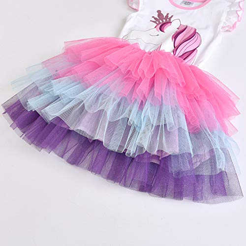 VIKITA Vestido Bordado Mariposa Algodón Tulle Tutu Sin Mangas Verano Niñas 4-5 años SH4590 5T VIKITA Vestido Bordado Mariposa Algodón Tulle Tutu Sin Mangas Verano Niñas 4-5 años SH4590 5T
