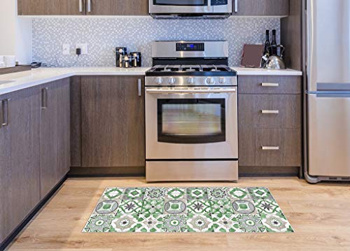Vilber Gran Chef Kollar Alfombra, Vinilo y PVC, Verde, 40 x 78 cm Vilber Gran Chef Kollar Alfombra, Vinilo y PVC, Verde, 40 x 78 cm