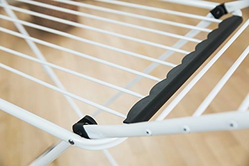 Vileda Extra X-legs - Tendedero de acero y aluminio, con alas plegables, 20 metros de espacio de tendido, con soporte para artículos pequeños, Blanco, dimensiones abierto 173 x 56 x 93 cm Vileda Extra X-legs - Tendedero de acero y aluminio, con alas plegables, 20 metros de espacio de tendido, con soporte para artículos pequeños, Blanco, dimensiones abierto 173 x 56 x 93 cm