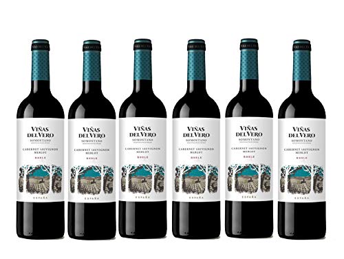 Viñas Del Vero Tinto Cabernet-Merlot - Vino D.O. Somontano - 6 botellas x botellas de 750 ml - Total: 4500 ml Viñas Del Vero Tinto Cabernet-Merlot - Vino D.O. Somontano - 6 botellas x botellas de 750 ml - Total: 4500 ml