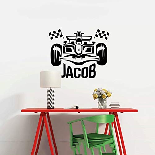 Vinilo de pared Racing Fórmula Uno Decoración de pared Arte Coche Pared Vinilo de pared Racing Fórmula Uno Decoración de pared Arte Coche Pared