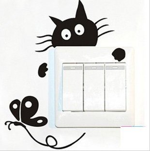 Vinilo decorativo pegatina pared, cristal, puerta. Gato Vinilo decorativo pegatina pared, cristal, puerta. Gato