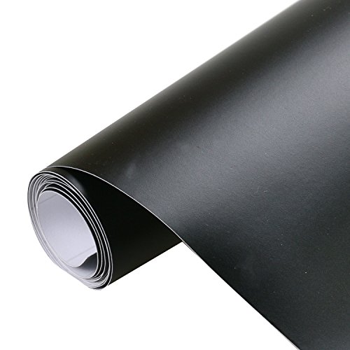 vinilo fibra de carbono adhesiva para coche decoración auto vehículo 30x152cm (negro)