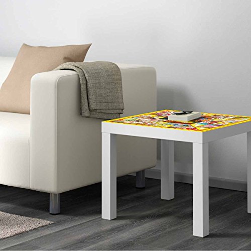 Vinilo para Mesa IKEA Lack Personalizada Juego de la Oca clásico | Medidas 0,55 m x 0,55 m | Vinilo Personalizado | Pegatina Decorativa de Diseño Elegante Vinilo para Mesa IKEA Lack Personalizada Juego de la Oca clásico | Medidas 0,55 m x 0,55 m | Vinilo Personalizado | Pegatina Decorativa de Diseño Elegante