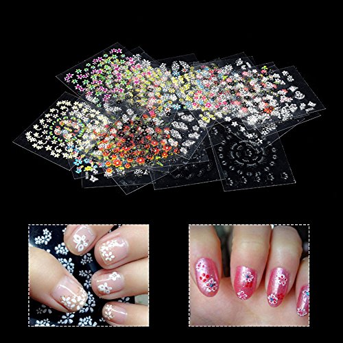 Vinilos de uñas set 30 hojas de diseño mixto 3d nail art stickers puntas de manicura pegatinas polacas calcomanías decoración diy