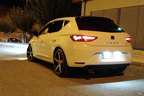 VINSTAR LEDPremium 2X Luces DE MATRICULA LED REEMPLAZO Seat Leon II 2 Mk2 III 3 Mk3 Ibiza KJ CANBUS