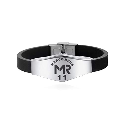 VIOY Fútbol Brazalete Acero Inoxidable Messi Nemar Ronaldo Sports,Reus,Un tamaño VIOY Fútbol Brazalete Acero Inoxidable Messi Nemar Ronaldo Sports,Reus,Un tamaño