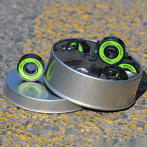 Vipithy Patín en línea de alta velocidad Skateboard ILQ-9 apto para rodamientos de acero ABEC-9 608RS Vipithy Patín en línea de alta velocidad Skateboard ILQ-9 apto para rodamientos de acero ABEC-9 608RS