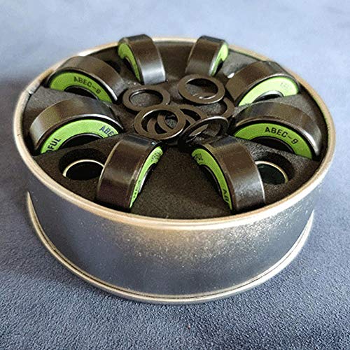 Vipithy Patín en línea de alta velocidad Skateboard ILQ-9 apto para rodamientos de acero ABEC-9 608RS Vipithy Patín en línea de alta velocidad Skateboard ILQ-9 apto para rodamientos de acero ABEC-9 608RS