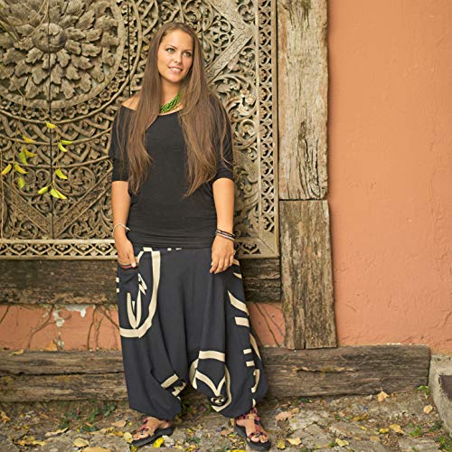 virblatt Pantalones Bombacho Mujer Yoga cagados como pantalón Chandal árabe - Besonders SM virblatt Pantalones Bombacho Mujer Yoga cagados como pantalón Chandal árabe - Besonders SM
