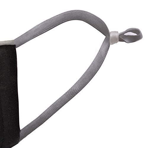 VIROBLOCK - Mascarilla de Tela Lavable - Mascarillas Reutilizables - Antiolor y Adaptables - Compatible con la norma UNE 0065 : 2020 - Fabricada en España (Talla Grande, Negra - Ribete Gris) VIROBLOCK - Mascarilla de Tela Lavable - Mascarillas Reutilizables - Antiolor y Adaptables - Compatible con la norma UNE 0065 : 2020 - Fabricada en España (Talla Grande, Negra - Ribete Gris)