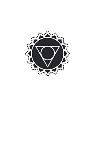 Vishuddha Black & White Yoga Symbol: 120 sited Notebook(6x9 inches dotted paper)