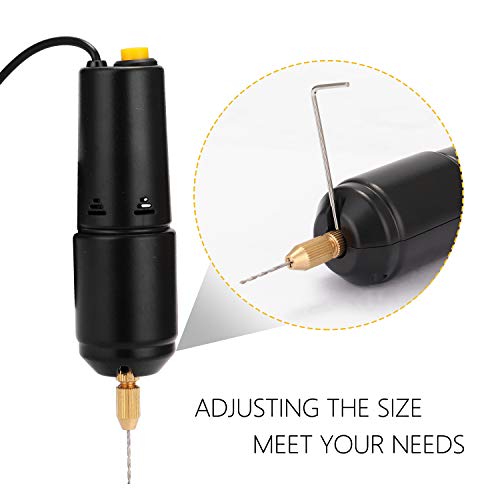 VISLONE Mini taladro eléctrico de mano Z-U36, perforadora USB de 5 V, pequeña herramienta de molienda para joyería, resina de perla, bricolaje VISLONE Mini taladro eléctrico de mano Z-U36, perforadora USB de 5 V, pequeña herramienta de molienda para joyería, resina de perla, bricolaje