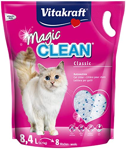 Vitakraft Magic Clean 15526 Arena para Gatos, duración de 8 semanas, 8,4 L. Vitakraft Magic Clean 15526 Arena para Gatos, duración de 8 semanas, 8,4 L.