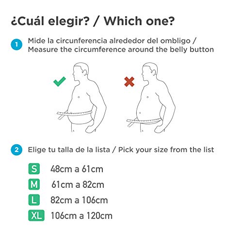 Vitalbak Faja Lumbar Hombre y Mujer - Alivia el Dolor y Las Lesiones en Cintura y Espalda - Cinturón Lumbar con Doble Ajuste - Gratis Bolsa de Transporte