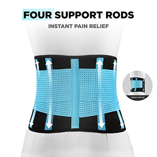 Vitalbak Faja Lumbar Hombre y Mujer - Alivia el Dolor y Las Lesiones en Cintura y Espalda - Cinturón Lumbar con Doble Ajuste - Gratis Bolsa de Transporte Vitalbak Faja Lumbar Hombre y Mujer - Alivia el Dolor y Las Lesiones en Cintura y Espalda - Cinturón Lumbar con Doble Ajuste - Gratis Bolsa de Transporte