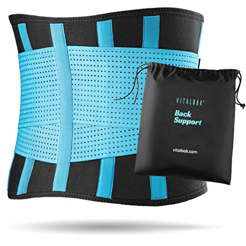 Vitalbak Faja Lumbar Hombre y Mujer - Alivia el Dolor y Las Lesiones en Cintura y Espalda - Cinturón Lumbar con Doble Ajuste - Gratis Bolsa de Transporte Vitalbak Faja Lumbar Hombre y Mujer - Alivia el Dolor y Las Lesiones en Cintura y Espalda - Cinturón Lumbar con Doble Ajuste - Gratis Bolsa de Transporte