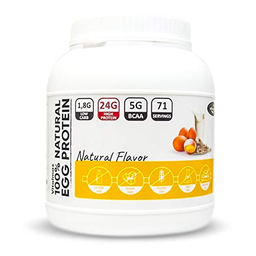Vitalmax 100% Natural EGG Protein Paquete de 1 x 2000g – Proteína de huevo – Puro – Músculo – Natural