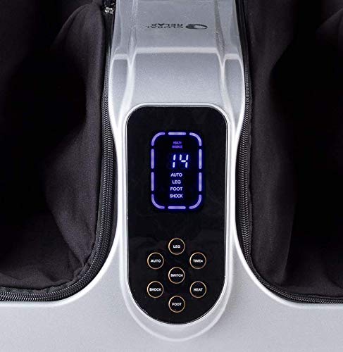 VITALZEN® PRO Masajeador de piernas - Azul (modelo 2021) - Masaje por amasamiento, presión - Reflexología podal, diseñado para aliviar el dolor y tensión muscular en pies, tobillos y gemelos VITALZEN® PRO Masajeador de piernas - Azul (modelo 2021) - Masaje por amasamiento, presión - Reflexología podal, diseñado para aliviar el dolor y tensión muscular en pies, tobillos y gemelos