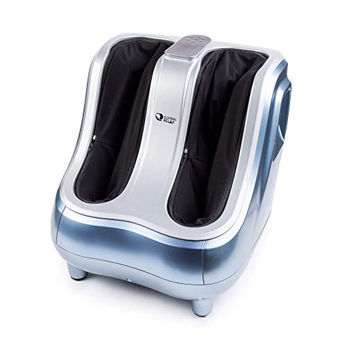 VITALZEN® PRO Masajeador de piernas - Azul (modelo 2021) - Masaje por amasamiento, presión - Reflexología podal, diseñado para aliviar el dolor y tensión muscular en pies, tobillos y gemelos VITALZEN® PRO Masajeador de piernas - Azul (modelo 2021) - Masaje por amasamiento, presión - Reflexología podal, diseñado para aliviar el dolor y tensión muscular en pies, tobillos y gemelos