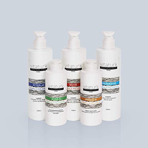 Vitaturk - Tónico AMINOACID estimulante, energético, vasodilatador periférico sanguíneo y preventivo de la caída del cabello | FABRICADO EN ESPAÑA | Vitaturk - Tónico AMINOACID estimulante, energético, vasodilatador periférico sanguíneo y preventivo de la caída del cabello | FABRICADO EN ESPAÑA |