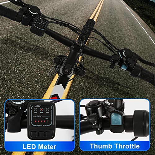 Vivi Bicicleta de Montaña Eléctrica 250W 26'' Bicicleta Eléctrica con 36V 8Ah Batería de Ión de Litio-para Adultos, 21 Velocidades Vivi Bicicleta de Montaña Eléctrica 250W 26'' Bicicleta Eléctrica con 36V 8Ah Batería de Ión de Litio-para Adultos, 21 Velocidades