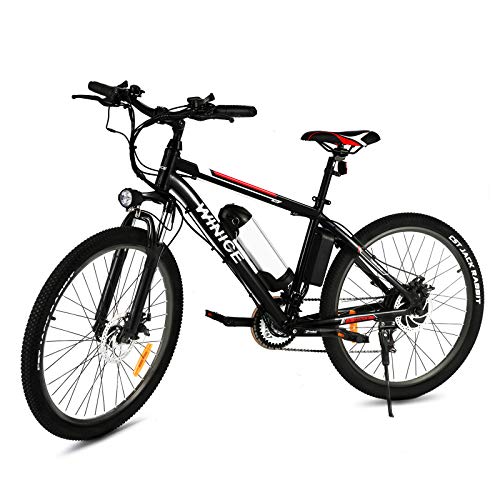 Vivi Bicicleta de Montaña Eléctrica 250W 26'' Bicicleta Eléctrica con 36V 8Ah Batería de Ión de Litio-para Adultos, 21 Velocidades