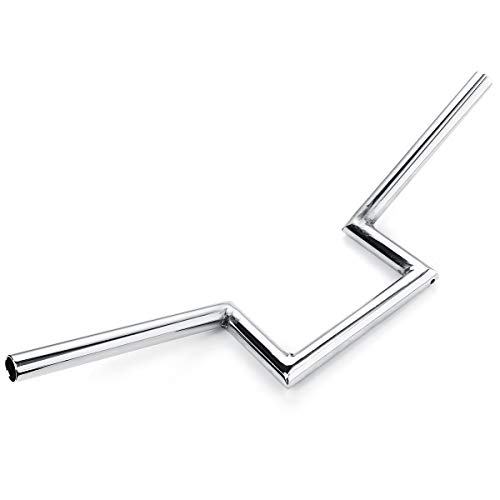 Viviance 25Mm Motocicleta Drag Z-Bar Pullback Manillar para Harley Touring/Suzuki/Honda CG - Cromo Viviance 25Mm Motocicleta Drag Z-Bar Pullback Manillar para Harley Touring/Suzuki/Honda CG - Cromo