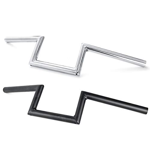 Viviance 25Mm Motocicleta Drag Z-Bar Pullback Manillar para Harley Touring/Suzuki/Honda CG - Cromo Viviance 25Mm Motocicleta Drag Z-Bar Pullback Manillar para Harley Touring/Suzuki/Honda CG - Cromo