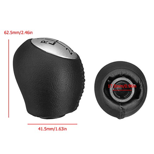 Viviance 6 Velocidad Pomo De Cambio De Marchas para Renault Megane Clio Laguna Vauxhall Opel PU Cuero Viviance 6 Velocidad Pomo De Cambio De Marchas para Renault Megane Clio Laguna Vauxhall Opel PU Cuero