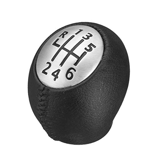 Viviance 6 Velocidad Pomo De Cambio De Marchas para Renault Megane Clio Laguna Vauxhall Opel PU Cuero Viviance 6 Velocidad Pomo De Cambio De Marchas para Renault Megane Clio Laguna Vauxhall Opel PU Cuero