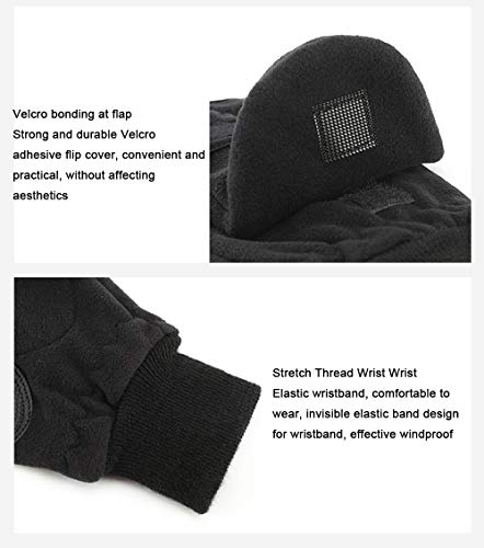 VIWIV Invierno Polar Guantes Calientes de los Hombres de los balanceos Plus Fleece Palma Resistente al Desgaste al Aire Libre de la Pantalla táctil sin Dedos, Multi-Code Opcional,XL VIWIV Invierno Polar Guantes Calientes de los Hombres de los balanceos Plus Fleece Palma Resistente al Desgaste al Aire Libre de la Pantalla táctil sin Dedos, Multi-Code Opcional,XL