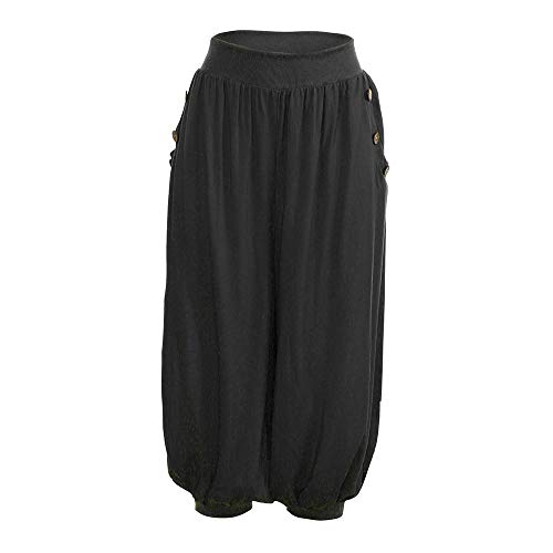 VJGOAL Moda Mujer Cintura Elástica Boho Compruebe Pantalones de Yoga de Color sólido Pantalones Anchos de Verano de Pierna Ancha Holgada(x-Large,Negro) VJGOAL Moda Mujer Cintura Elástica Boho Compruebe Pantalones de Yoga de Color sólido Pantalones Anchos de Verano de Pierna Ancha Holgada(x-Large,Negro)