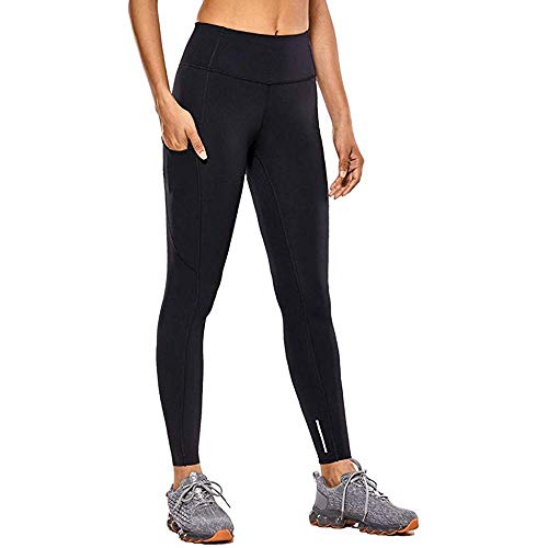 VJGOAL Pantalones de Yoga de Cintura Alta para Mujer Leggings de Secado rápido de Color sólido Informal Medias elásticas Gimnasio Corriendo Gimnasio Pantalones Deportivos con Bolsillos