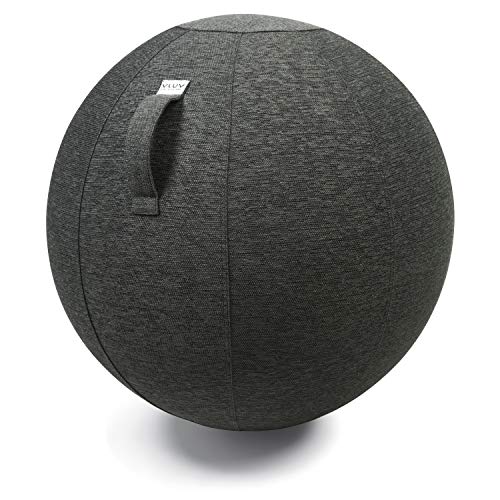 VLUV STOV - Asiento de plástico ergonómico para Oficina y hogar, Color: Antracita (Gris Oscuro), diámetro 70 cm – 75 cm, Tejido de Funda de Muebles, Resistente y Estable, con asa VLUV STOV - Asiento de plástico ergonómico para Oficina y hogar, Color: Antracita (Gris Oscuro), diámetro 70 cm – 75 cm, Tejido de Funda de Muebles, Resistente y Estable, con asa