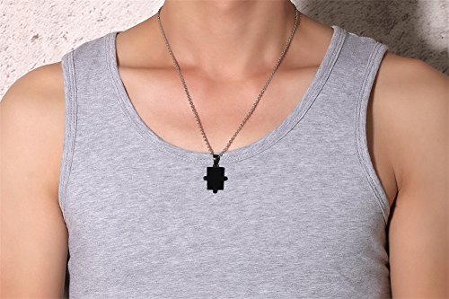 VNOX 2/3/4/5/6 Pcs Personalizar Amistad Personalizada/Amor Familia Rompecabezas Pareja Collares Pendientes/Llaveros/Pulseras para Lover Friend BFF,Joyas de Acero Inoxidable,Grabado Gratuito