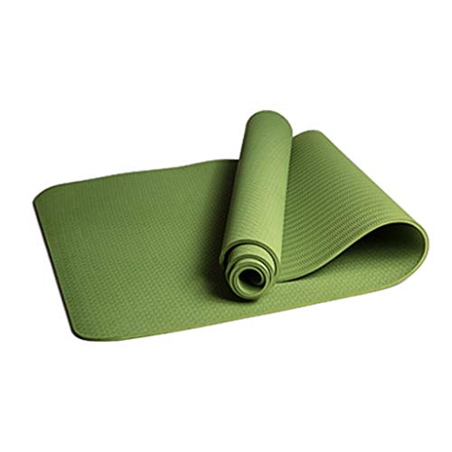 Vobery Colchoneta de Yoga,Tipo Colchoneta de Entrenamiento Antideslizante(Libre de Contaminantes)Para Fitness,Deporte,Pilates Y Gimnasia Incluye Correa Para El Hombro(Yoga)-