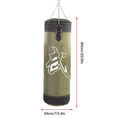Vobor Saco de Arena de Boxeo de Entrenamiento vacío - Saco de Arena de Boxeo de Patada Hook, Saco de Arena de Saco de Boxeo Fight Karate Saco de Arena(80cm-Verde) Vobor Saco de Arena de Boxeo de Entrenamiento vacío - Saco de Arena de Boxeo de Patada Hook, Saco de Arena de Saco de Boxeo Fight Karate Saco de Arena(80cm-Verde)