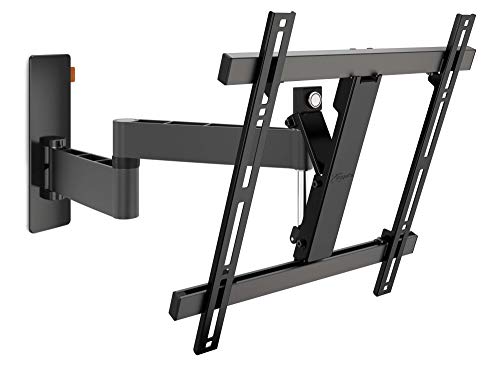 Vogels WALL 3245 Negro, Soporte de Pared para TV 32 - 55 Pulgadas, Inclinable y Giratorio 180º, Máx 20 kg y con sistema VESA Máx. 400 x 400