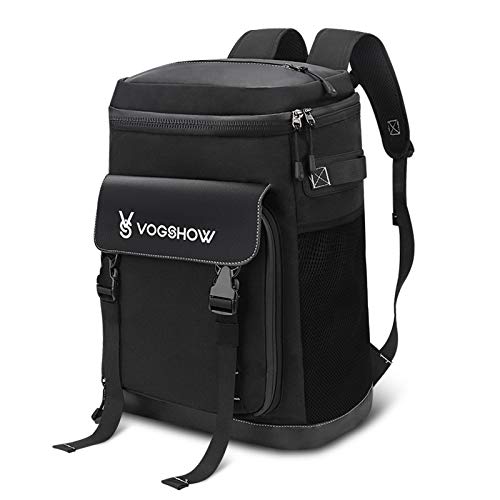 VOGSHOW Mochila Nevera 30 l, Mochila Térmica de Picnic Aislada, Mochila de Refrigeración, Bolsa Térmica Multiusos para Acampar, Familia al Aire Libre, BBQ, Compras, Viajes, Pesca y Playa