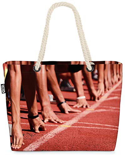 VOID Pista de Sprinters Bolsa de Playa 58x38x16cm 23L Shopper Bolsa de Viaje Compras Beach Bag Bolso