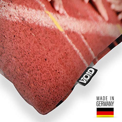 VOID Pista de Sprinters Funda de Almohada cojín poliéster Impermeable Exterior Indoor Protectores, Kissen Size:80 x 80 cm VOID Pista de Sprinters Funda de Almohada cojín poliéster Impermeable Exterior Indoor Protectores, Kissen Size:80 x 80 cm