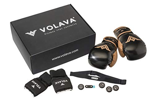 VOLAVA Boxing Sensors Kit Sensores para Boxeo, Adultos Unisex, Negro, L/XL