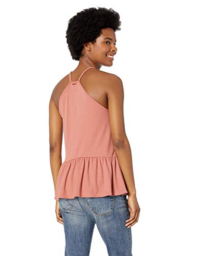Volcom Women's Ruffled Rider High Neck Top with Racer Back Volcom Women's Ruffled Rider High Neck Top with Racer Back